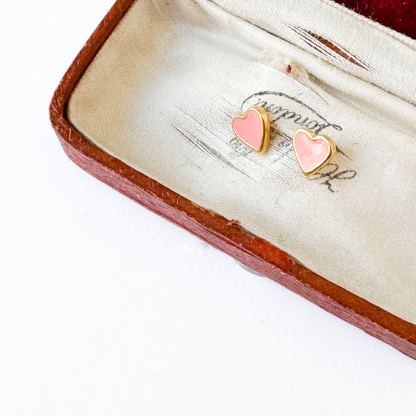Tiny Heart Studs