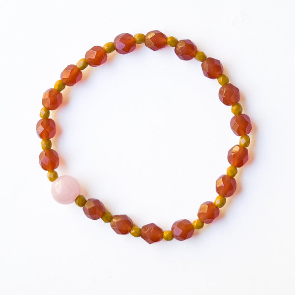 Beaded Stretch Bracelet – Handmade Stacking & Layering Bracelet
