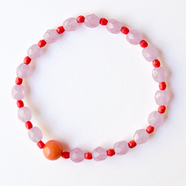 Beaded Stretch Bracelet – Handmade Stacking & Layering Bracelet