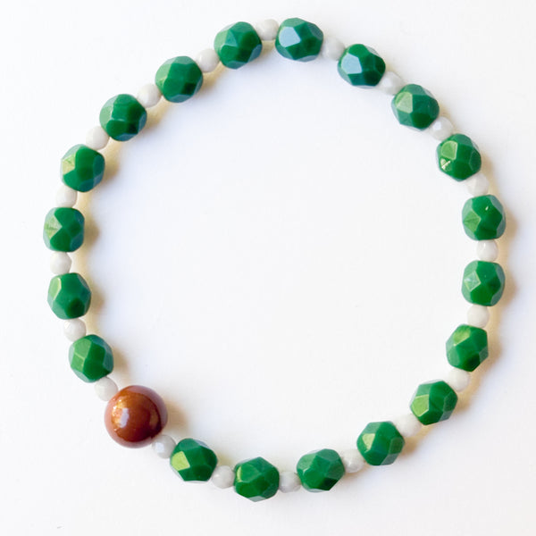Beaded Stretch Bracelet – Handmade Stacking & Layering Bracelet