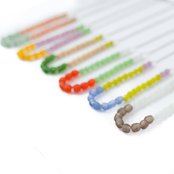 Pastel Recycled Glass And Mixed Bead Necklace