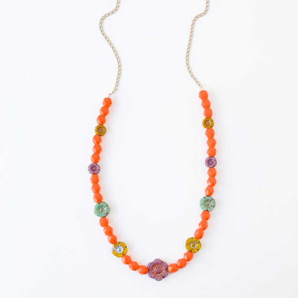Flower Chain Necklace