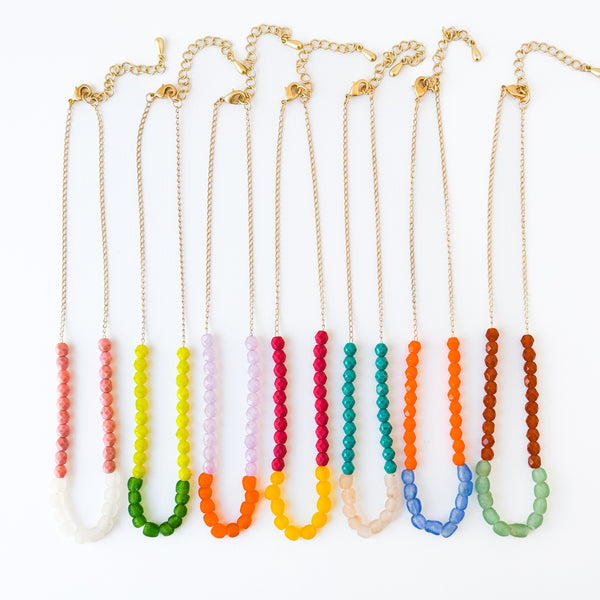 Recycled African Glass And Mixed Bead Necklace