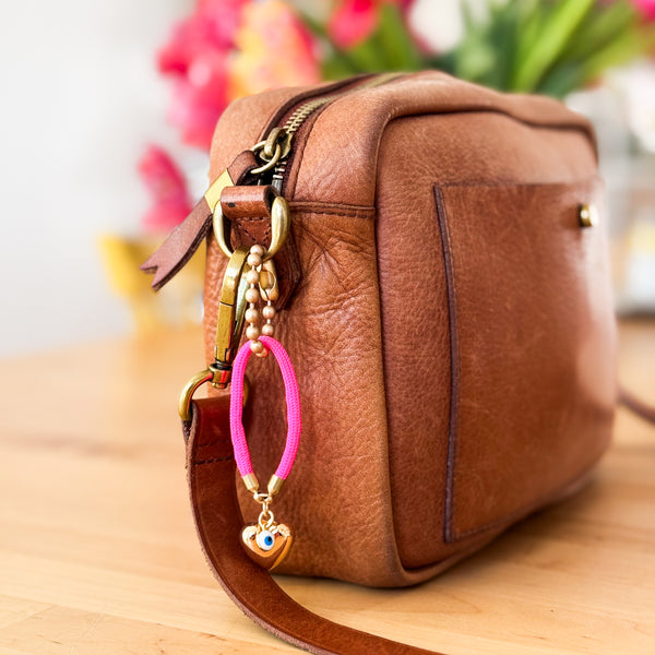 Heart Bag Charm Accessory For Handbags and Backpacks