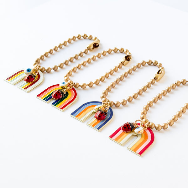 Rainbow Bag Charm