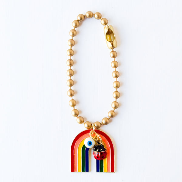 Rainbow Bag Charm