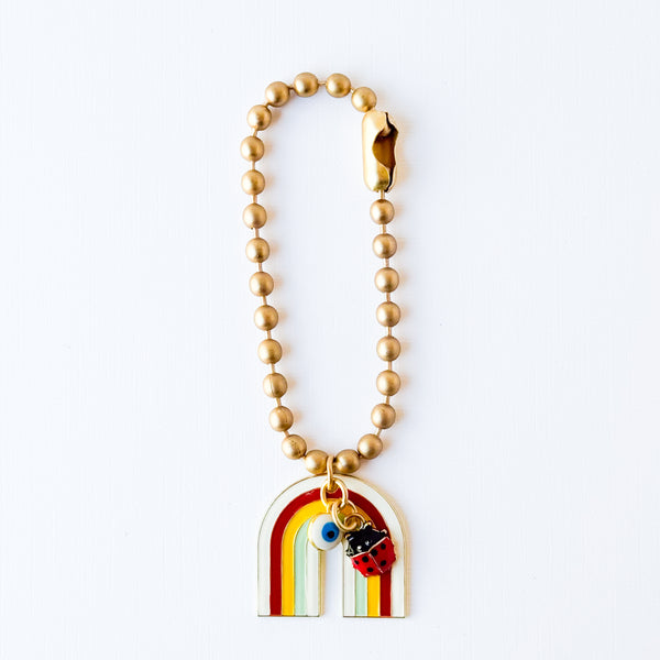 Rainbow Bag Charm