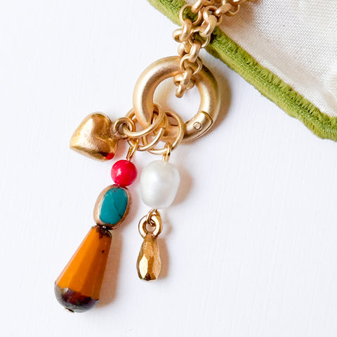 Long Layering Necklace | Interchangeable Charm Necklace