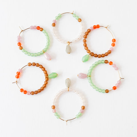 Dainty Gold-Filled Hoops with Tiny Beads