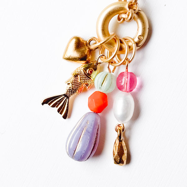 Interchangeable Gold Charm Cluster