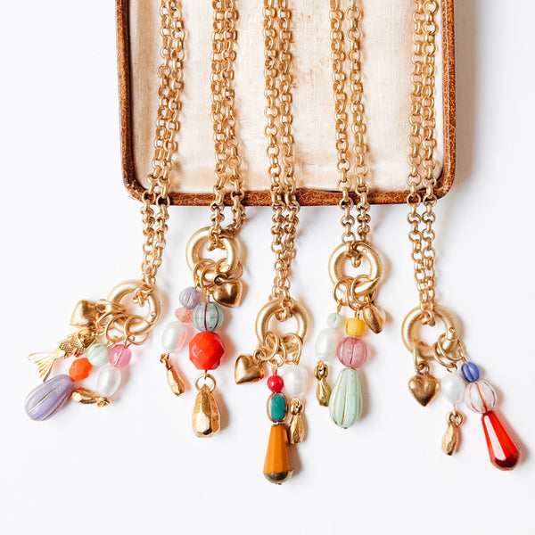 Interchangeable Gold Charm Cluster