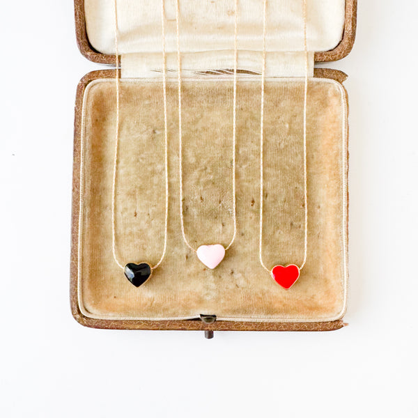 Heart Necklace Gold Filled Necklace, Valentine's Day Gift