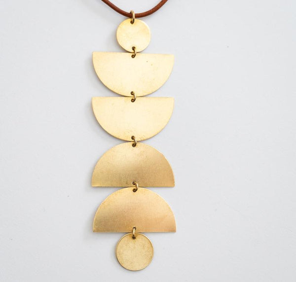 Long Moon Necklace 