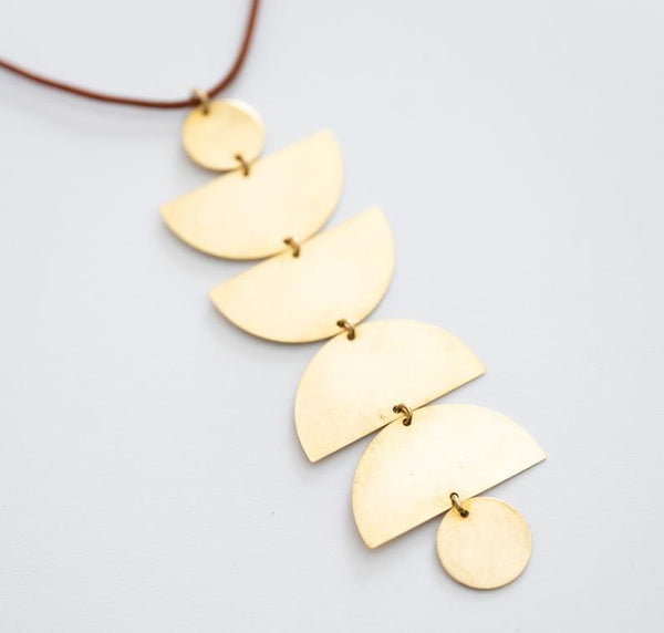 Long Moon Necklace 