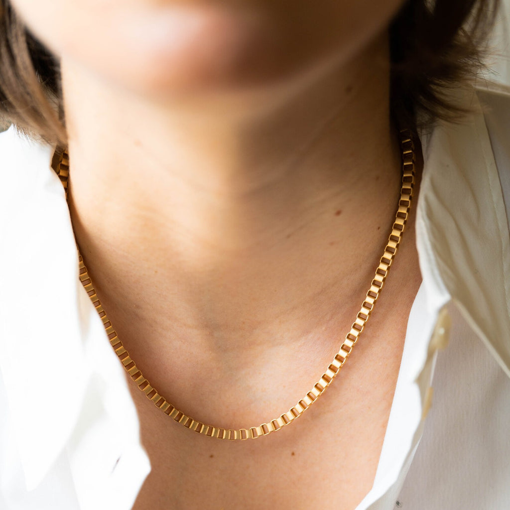 Matte Gold Plated Brass 2 Extender Chain