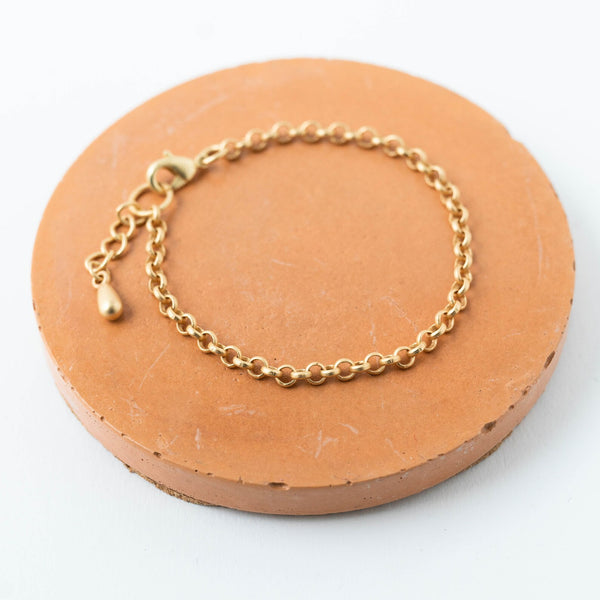 Matte gold chain Bracelet