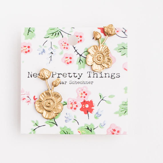 Flower Stud Earrings