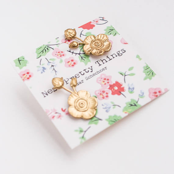 Flower Stud Earrings