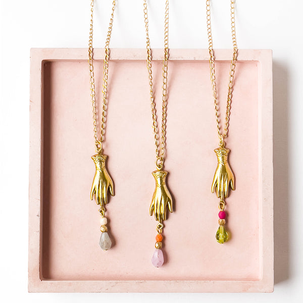 Hand Charm Necklace