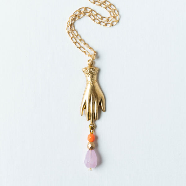 Hand Charm Necklace