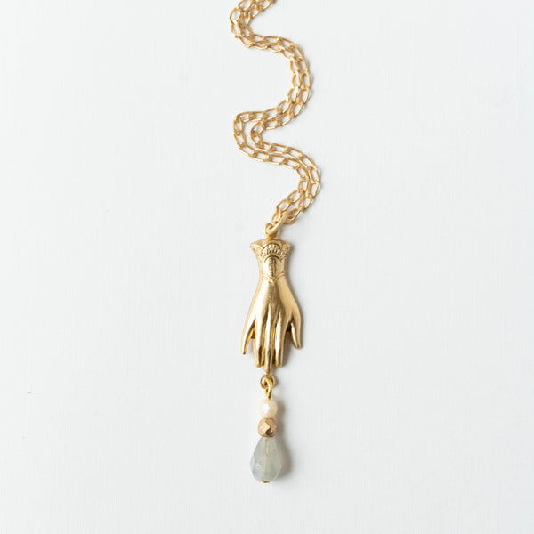 Hand Charm Necklace