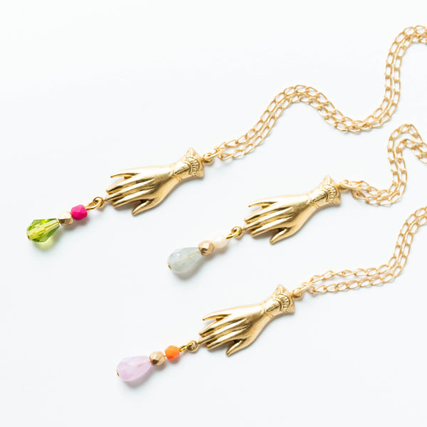 Hand Charm Necklace