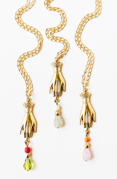Hand Charm Necklace
