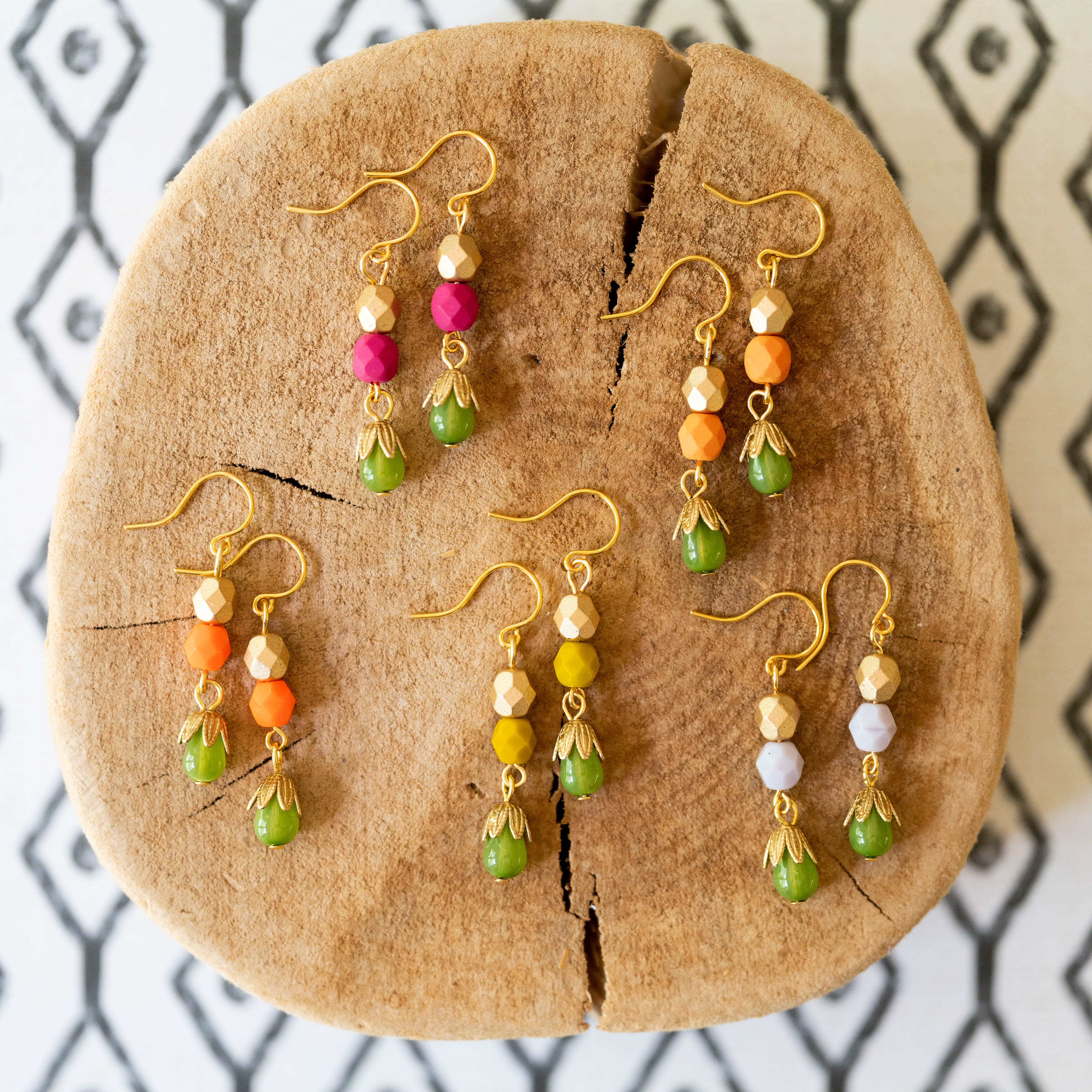 Small Bead Earrings Nest Pretty Things - Main Image